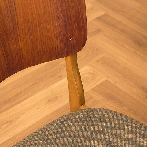 Danish dining chair in teak and beech by Ib Kofod-Larsen