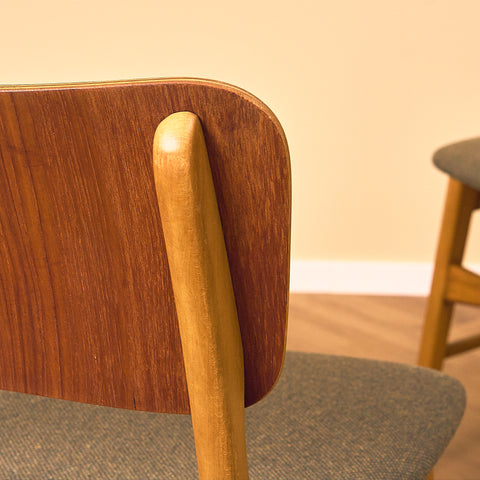 Danish dining chair in teak and beech by Ib Kofod-Larsen