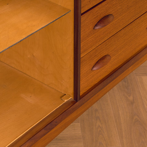 Danish highboard in teak