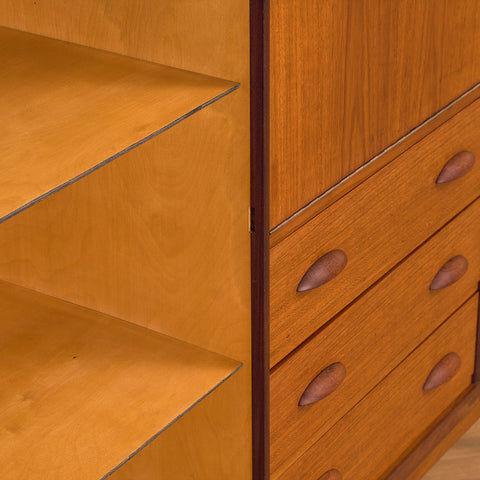 Danish highboard in teak