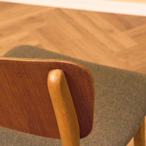 Danish dining chair in teak and beech by Ib Kofod-Larsen