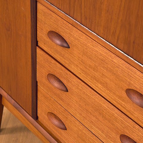 Danish highboard in teak