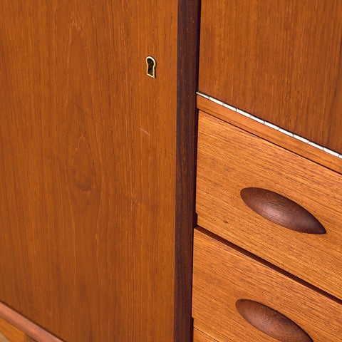 Danish highboard in teak