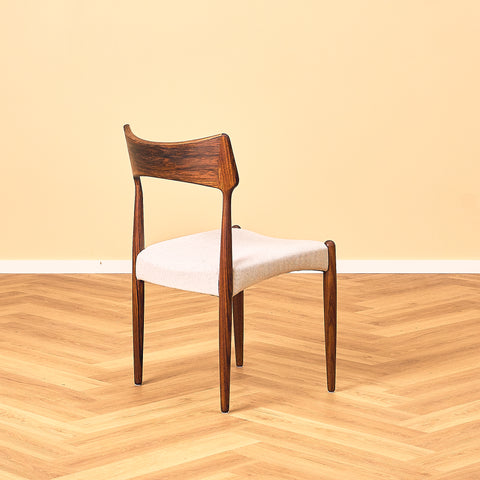 Danish dining chairs in Santos rosewood by Bernhard Pedersen for Christian Linnebergs Møbelfabrik