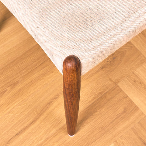Danish dining chairs in Santos rosewood by Bernhard Pedersen for Christian Linnebergs Møbelfabrik