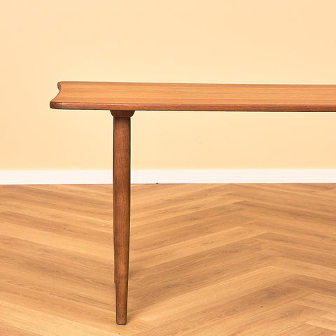 Danish Teak Coffee Table with Oak Legs