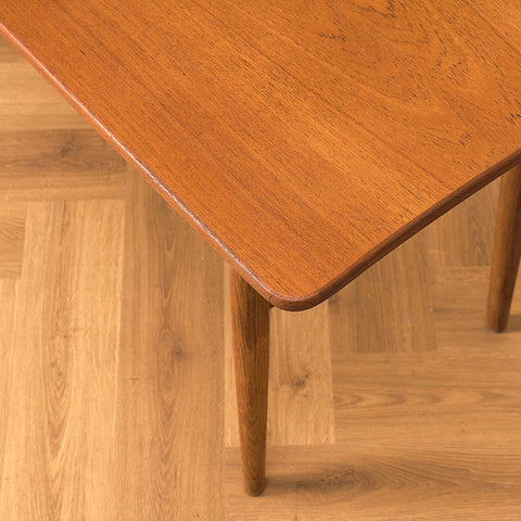 Danish Teak Coffee Table with Oak Legs
