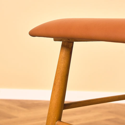 Swedish stool "Fanett" by Ilmari Tapiovaara for Edsbyverken