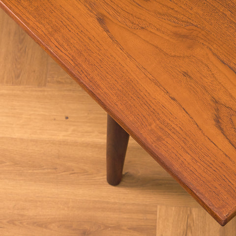 Danish Teak Coffee Table with Lower Shelf