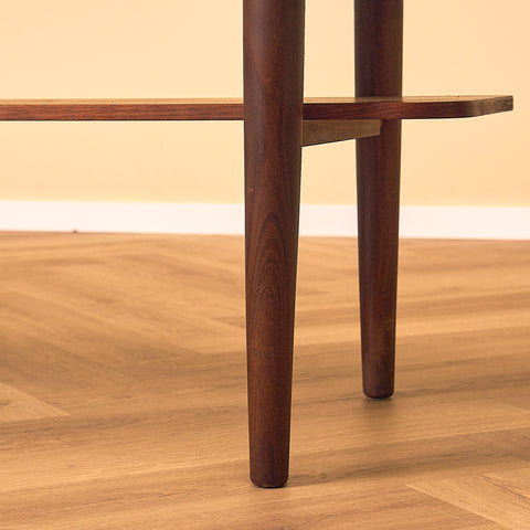 Danish Teak Coffee Table with Lower Shelf