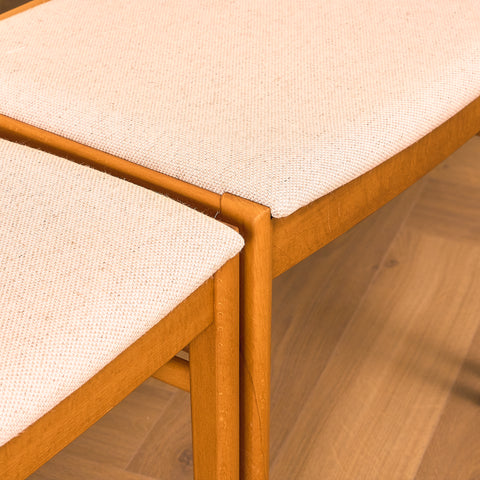 Swedish dining chairs in beech