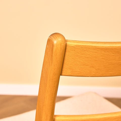 Swedish dining chairs in beech
