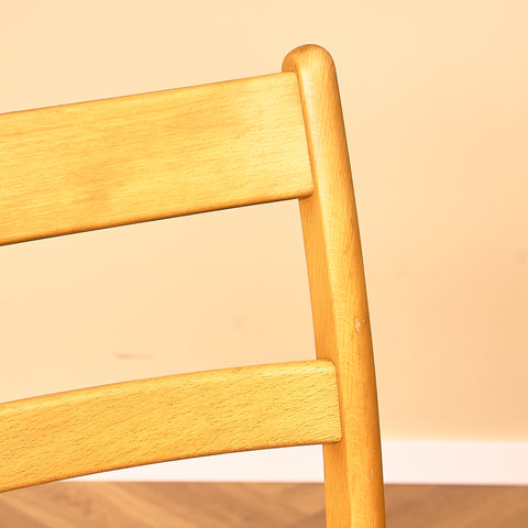 Swedish dining chairs in beech