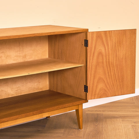 Swedish sideboard in teak and beech