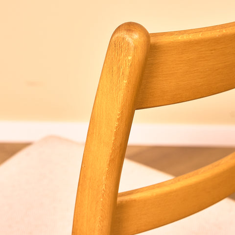 Swedish dining chairs in beech