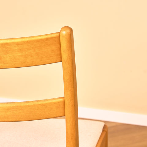 Swedish dining chairs in beech