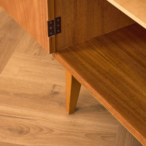 Swedish sideboard in teak and beech