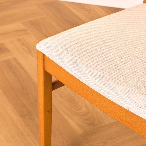 Swedish dining chairs in beech