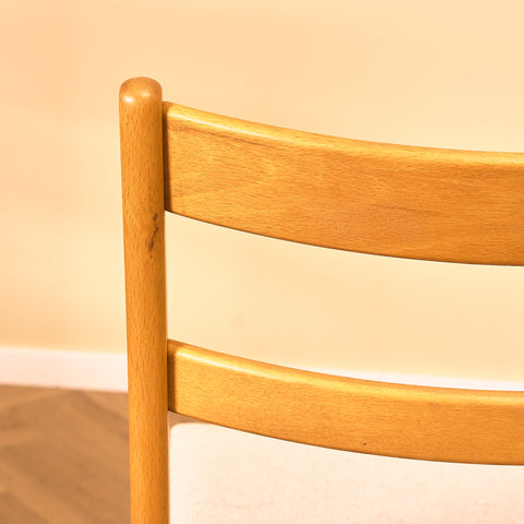 Swedish dining chairs in beech
