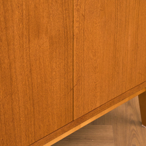 Swedish sideboard in teak and beech