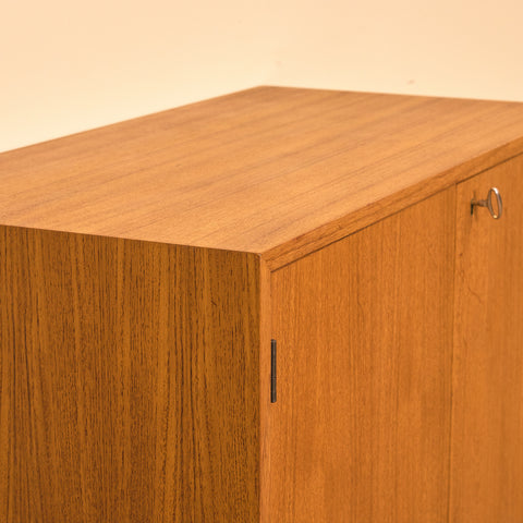 Swedish sideboard in teak and beech