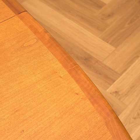 Danish large oval dining table in cherry by Skovby