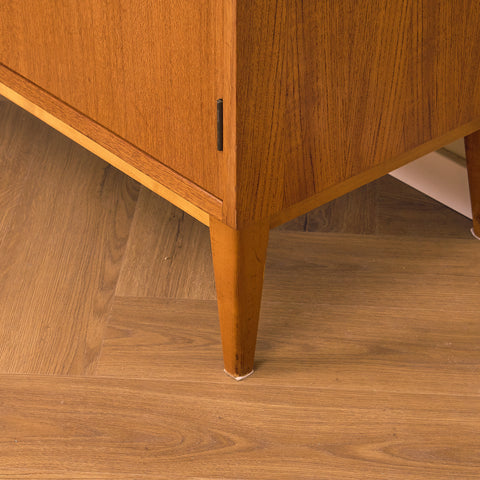 Swedish sideboard in teak and beech