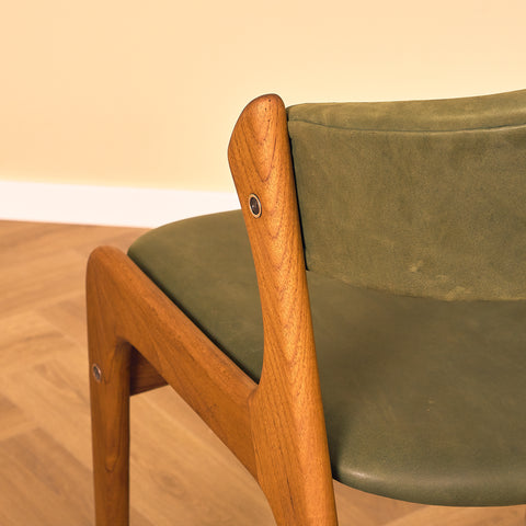 Danish dining chairs in teak