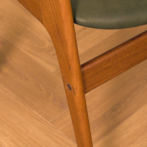 Danish dining chairs in teak