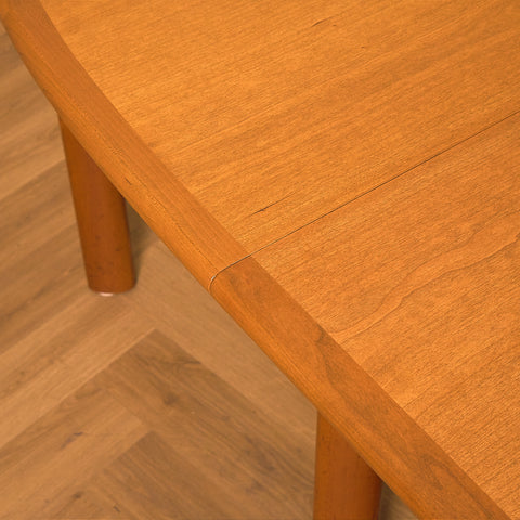Danish large oval dining table in cherry by Skovby