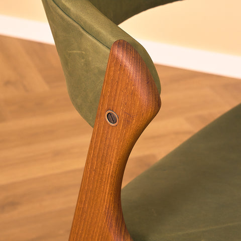 Danish dining chairs in teak