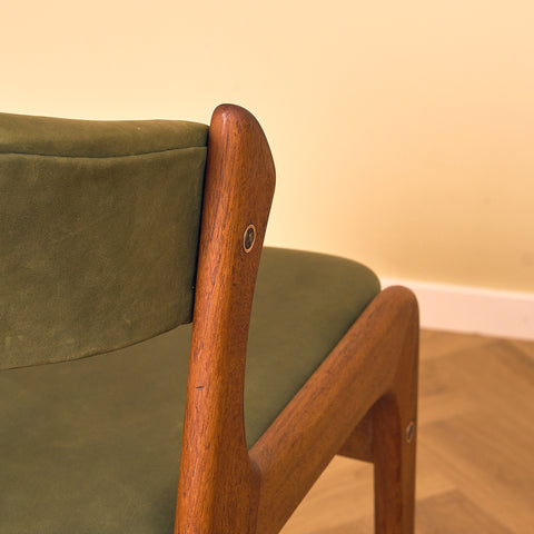 Danish dining chairs in teak