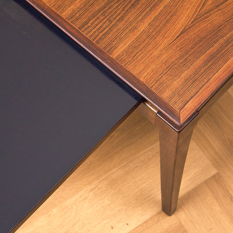 H.W. Klein Rosewood Coffee Table with Pull-Out Tray