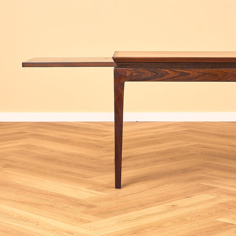 H.W. Klein Rosewood Coffee Table with Pull-Out Tray
