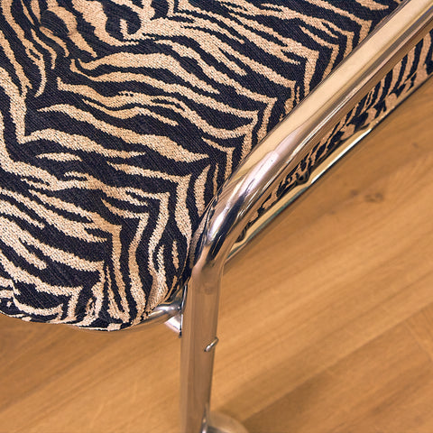Swedish armchairs in chrome, model 'Klav' by Gillis Lundgren for IKEA