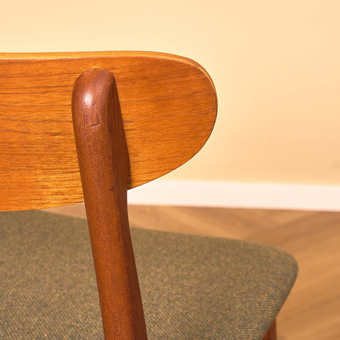 Danish dining chairs in teak