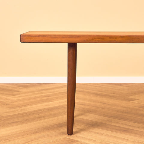 Danish Teak Coffee Table with Walnut Legs