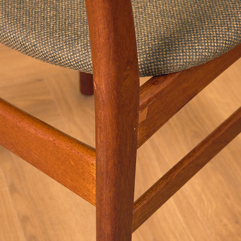 Danish dining chairs in teak