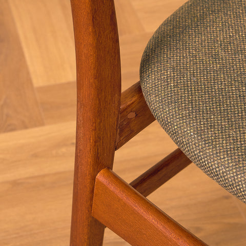 Danish dining chairs in teak