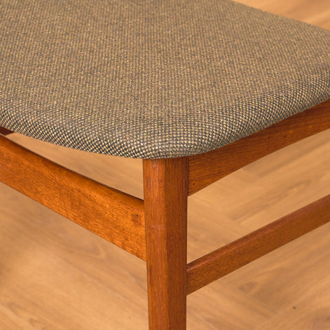 Danish dining chairs in teak