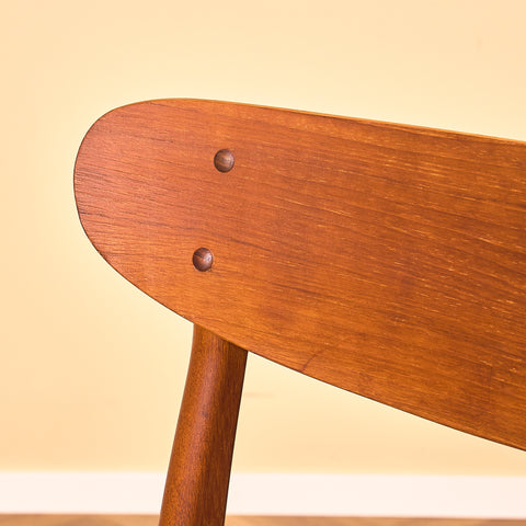 Danish dining chairs in teak