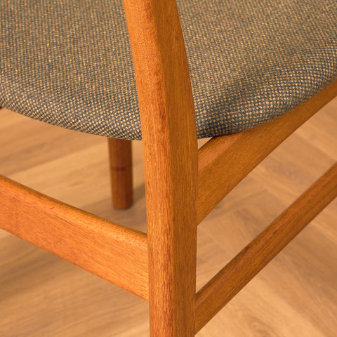 Danish dining chairs in teak
