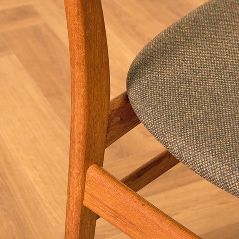 Danish dining chairs in teak