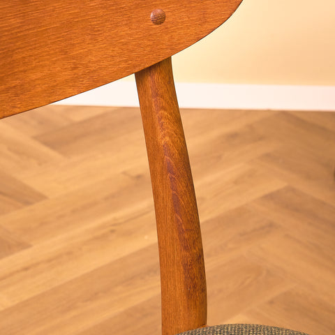 Danish dining chairs in teak