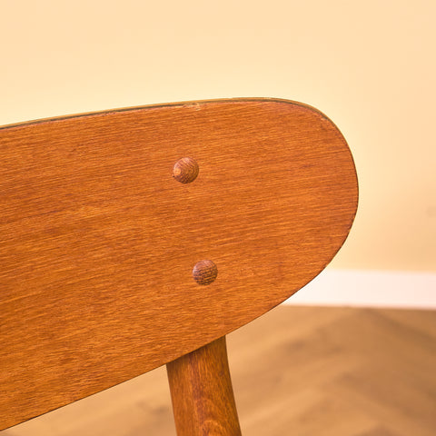 Danish dining chairs in teak