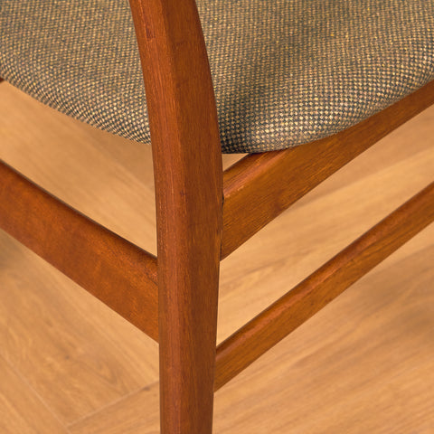 Danish dining chairs in teak