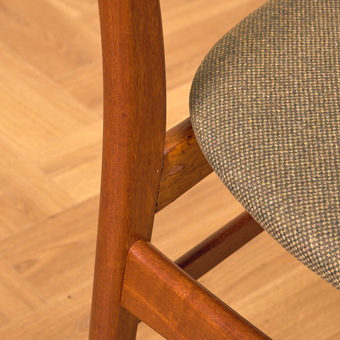 Danish dining chairs in teak
