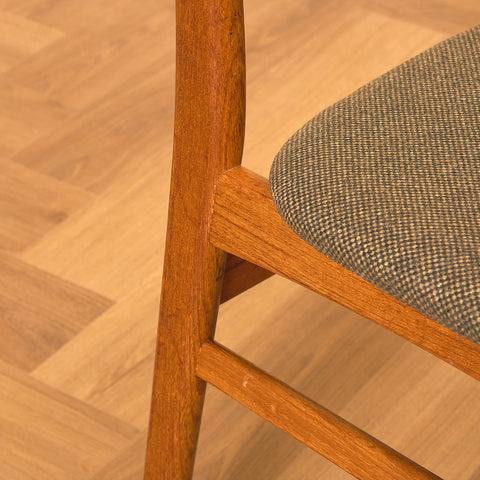 Danish dining chairs in teak