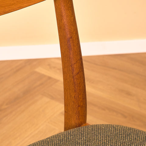 Danish dining chairs in teak