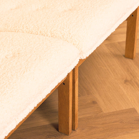 Danish armchairs/lounge chairs in solid oak by Ole Knudsen for France & Son